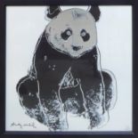 ANDY WARHOL 'Giant Panda', from Endangered Species portfolio, 1983, lithograph, numbered 167/2400,