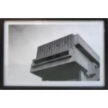 JENS MAROTT 'The Hayward Gallery, Southbank', black and white photoprint, 70cm x 100cm, framed and