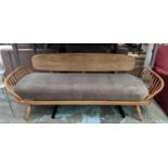 ATTRIBUTED TO ERCOL, SURFBOARD SOFA 210cm W.