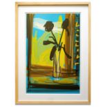 DAVID HOCKNEY 'IPhone Drawing 275', 2019 lithograph, edition 685/2000, 55cm x 35cm framed.