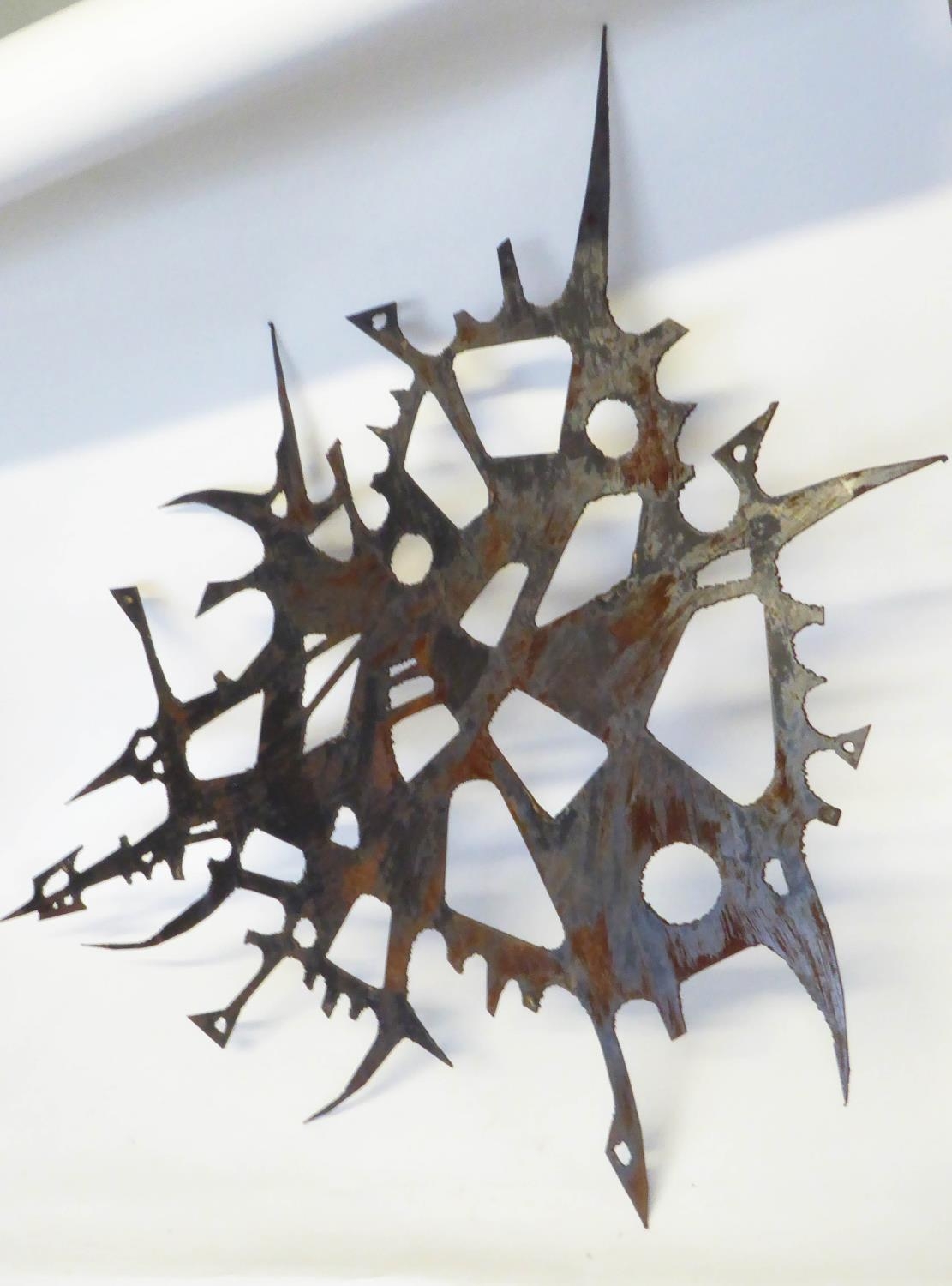 IRON WALL HANGING, 113cm H x 92cm W. - Image 2 of 2