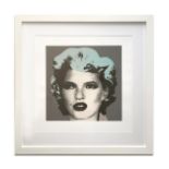 BANKSY 'Kate Moss', screen print on paper, published by West Country Prince, red stamped on verso,