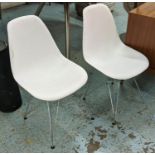 AFTER CHARLES & RAY EAMES, DSR style chairs, a pair 81cm. (2)