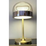 TABLE LAMP, 1950's Italian style dome top design, 47cm H.