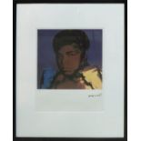 ANDY WARHOL 'Muhammed Ali', from Athletes Series 1977, numbered 4/100 by Leo Castelli Gallery,