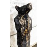 CONTEMPORARY SCULPTERAL STUDY OF A BEAR 57cm, indistinctly signed on base.