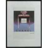 ANDY WARHOL 'Chanel n.5', 1985, lithograph, numbered 56/100 Leo Castelli Gallery, Edited by