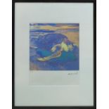 ANDY WARHOL, 'Sea Turtle' 1983, from Endangered Species portfolio, lithograph, numbered 22/100 Leo