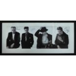 DAVID BOWIE 1991 Three Kisses Tin Machine poster, insert signed by the whole band 'The Reeves