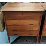 GORDON RUSSELL CHEST, 49cm x 95cm H x 82cm, teak, mid 20th century.