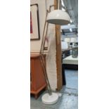 FLOOR LAMP, 200cm at tallest, anglepoise style design.