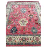 FINE CONTEMPORARY OUSHAK CARPET, 302cm x 248cm.