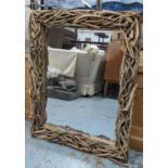 DRIFT WOOD MIRROR, 77cm x 98cm H.