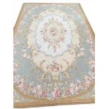 FINE AUBUSSON SAVONNERIE DESIGN CARPET, 280cm x 180cm.