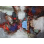 NIGEL KINGSTON 'Abstract', oil on canvas, signed, 100cm x 76cm.