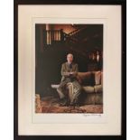 ROLLING STONES, photograph of Charlie Watts at Mick Jagger's old house, Stargroves on 9/10/2010,