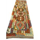 FINE ANATOLIAN KILIM RUNNER, 282cm x 83cm.