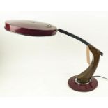 ATTRIBUTED TO FASE DESK LAMP, 46cm H, vintage 1900's, Spanish.