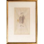 Sir HUGH CASSON (British 1910-1999) 'Nanny', watercolour, 15cm x 21cm, signed and inscribed and with