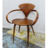 PLYCRAFT PRETZL CHAIR, 78cm H, vintage mid century American.