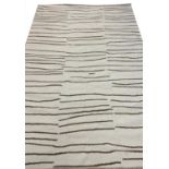 CONTEMPORARY FLATWEAVE CARPET, 300cm x 200cm.