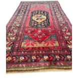 ANTIQUE KARABAGH KELLEH, 260cm x 138cm.