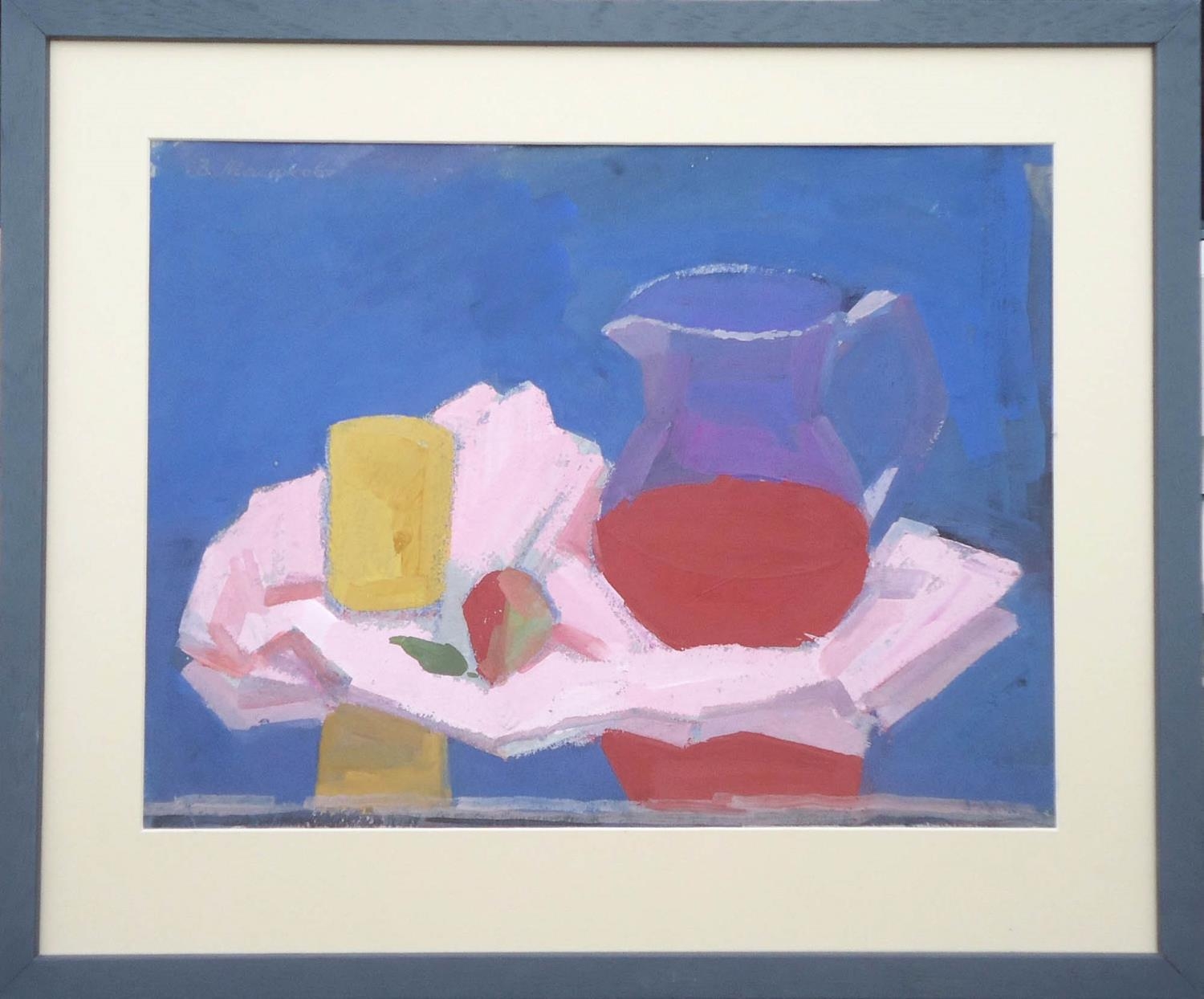 VALERI MASYUKOV (Russian b.1947) 'Jar Reflection', 1990's, gouache on paper, 31cm x 40cm, framed.
