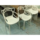 KARTELL MASTERS CHAIRS, a set of ten, 83cm H, by Philippe Starck. (10)