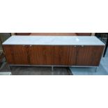 ATTRIBUTED TO FLORENCE KNOLL SIDEBOARD, vintage 20th century, 189cm x 45cm x 65cm.
