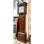 LONGCASE CLOCK, 51cm W x 222cm H x 26cm D, S. Collier, Eccles with a mahogany case.