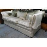 PETER GUILD SOFA, Knole style, 234cm W.