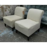 SOFA AND CHAIR COMPANY SIDE CHAIRS, a pair, 75cm H x 60cm. (2)