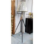 RALPH LAUREN FLOOR LAMP, 159cm H, with shade, tripod base.