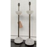 TYSON ROCK CRYSTAL CLIFTON TABLE LAMPS, a pair, 72cm H. (2)