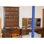 4 PIECE STAG MAHOGANY BEDROOM SET