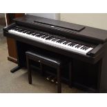 ROLAND ELECTRIC PIANO WITH STOOL - AS SEEN