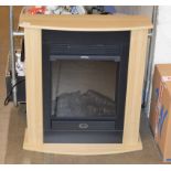 MODERN DIMPLEX ELECTRIC FIRE WITH SURROUND