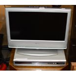SMALL SONY LCD TV & DVD PLAYER