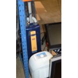 DEHUMIDIFIER, 2 UPRIGHT VACUUMS & HENRY CYLINDER VACUUM