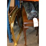2 GILT FRAMED WALL MIRRORS & 3 FOLDING CAMPING CHAIRS