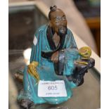 OLD CHINESE FIGURE ORNAMENT OF A MANDARIN