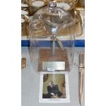 MODEL WINDMILL DISPLAY , OPENED BY ALEX SALMOND, WITH GLASS COVER