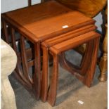 NEST OF 3 TEAK TABLES