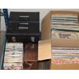 LARGE QUANTITY OF VARIOUS LP & SINGLE RECORDS