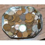 TIN WITH ASSORTED COINAGE