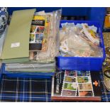 QUANTITY ASSORTED STAMPS, FIRST DAY COVERS ETC