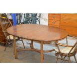 ERCOL DINING TABLE WITH 2 CHAIRS