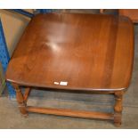 ERCOL SQUARE COFFEE TABLE