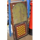 LARGE BAGATELLE BOARD & 1 OTHER GAMES BOARD