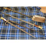 NOVELTY COMPANION SET FASHIONED FROM OLD FRENCH BAYONETS